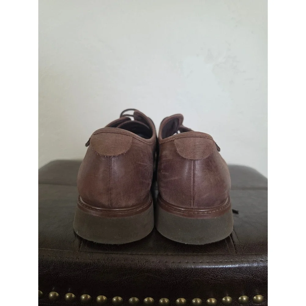 Pikolinos Brown Leather Preppy Old Money Minimalist Derby Oxford Shoes sz 10